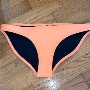 Triangl neoprene neon orange bottoms